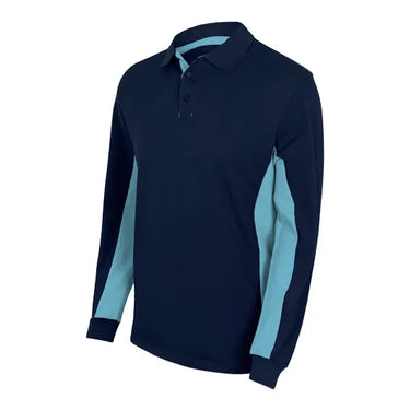 Polo VELILLA maniche lunghe c/polsini bicolore